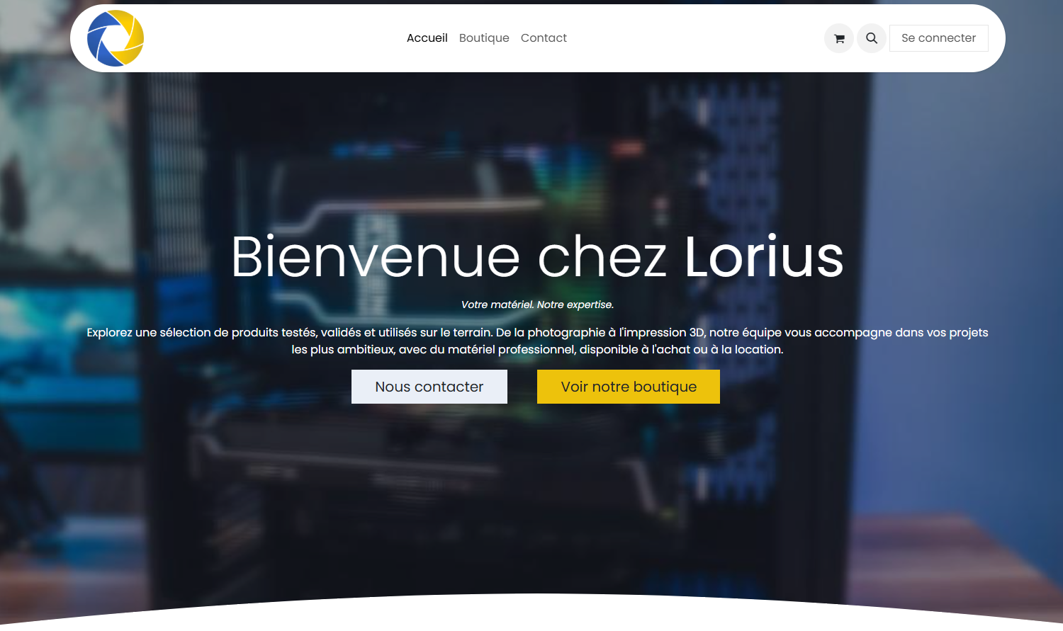 Aperçu de la boutique en ligne Lorius